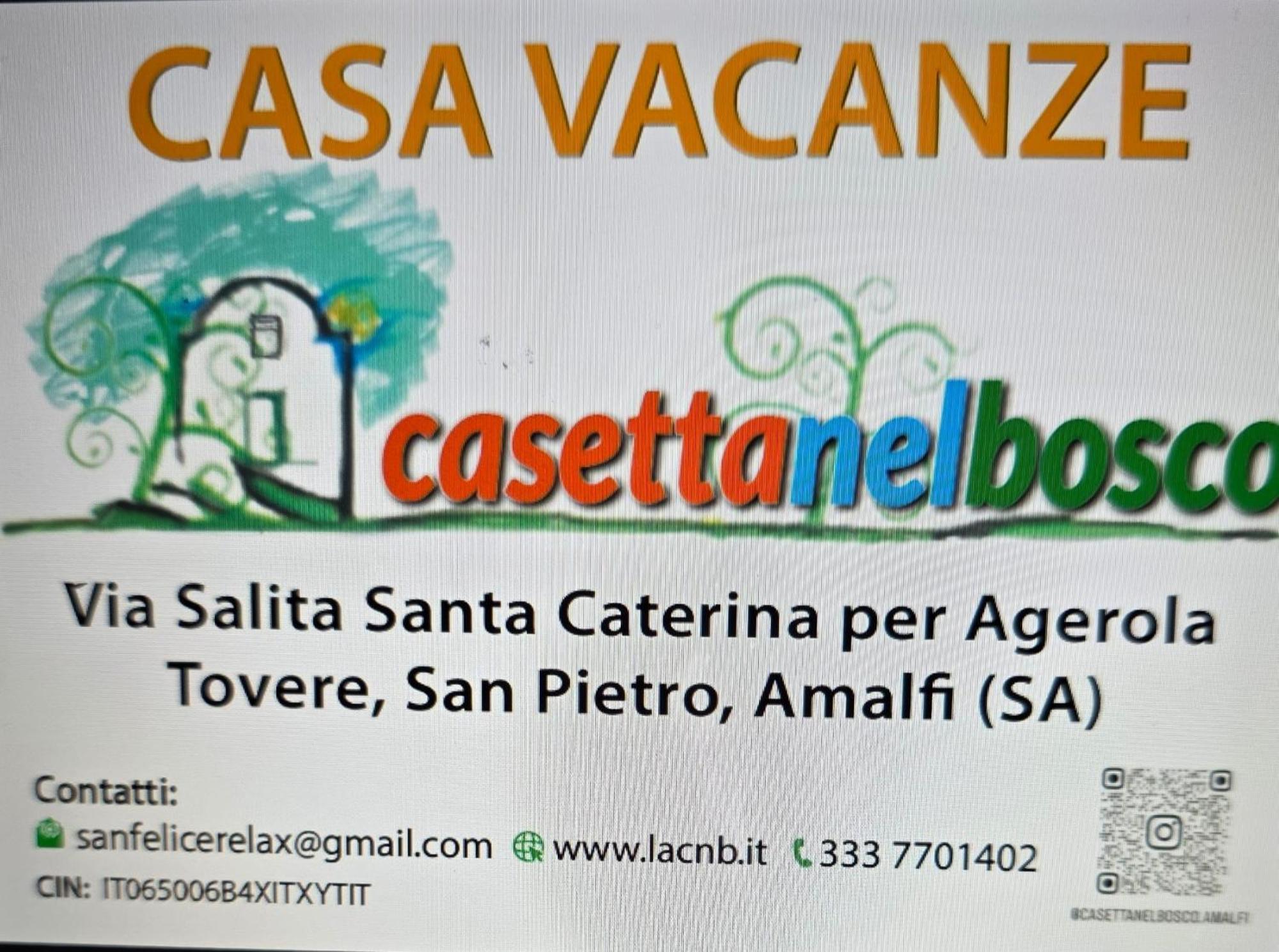 La Casetta Nel Bosco, أمالفي المظهر الخارجي الصورة